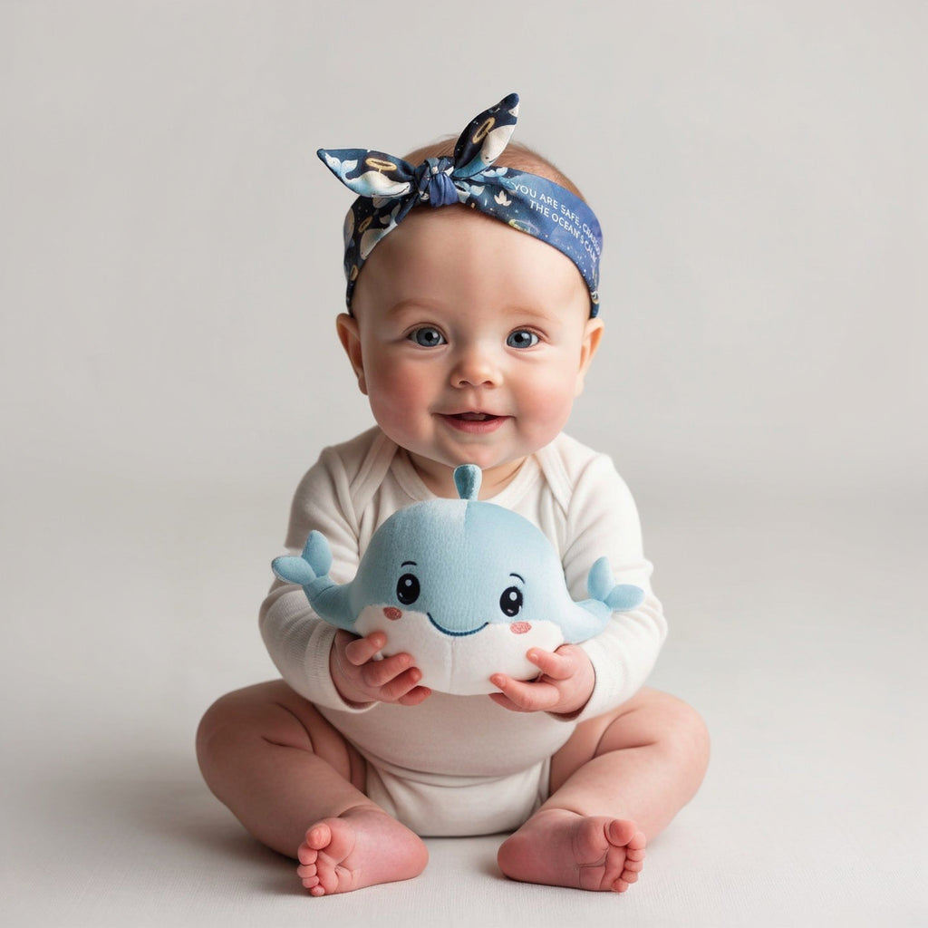 Infant Headband-Gentle Giants Watch Over You 🐋